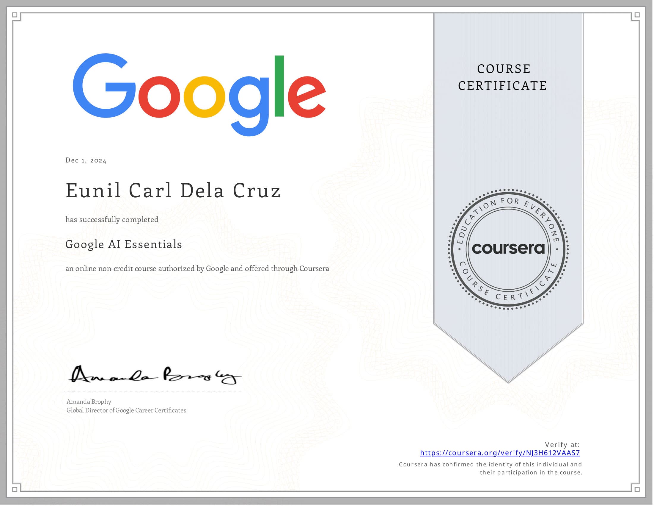 Google AI Essentials